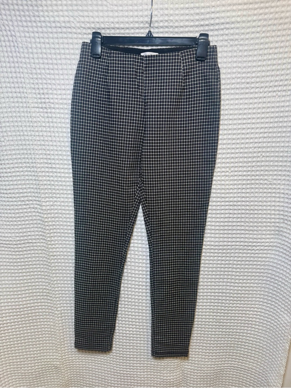 Slim Fit Black Windowpane Men’s Pants